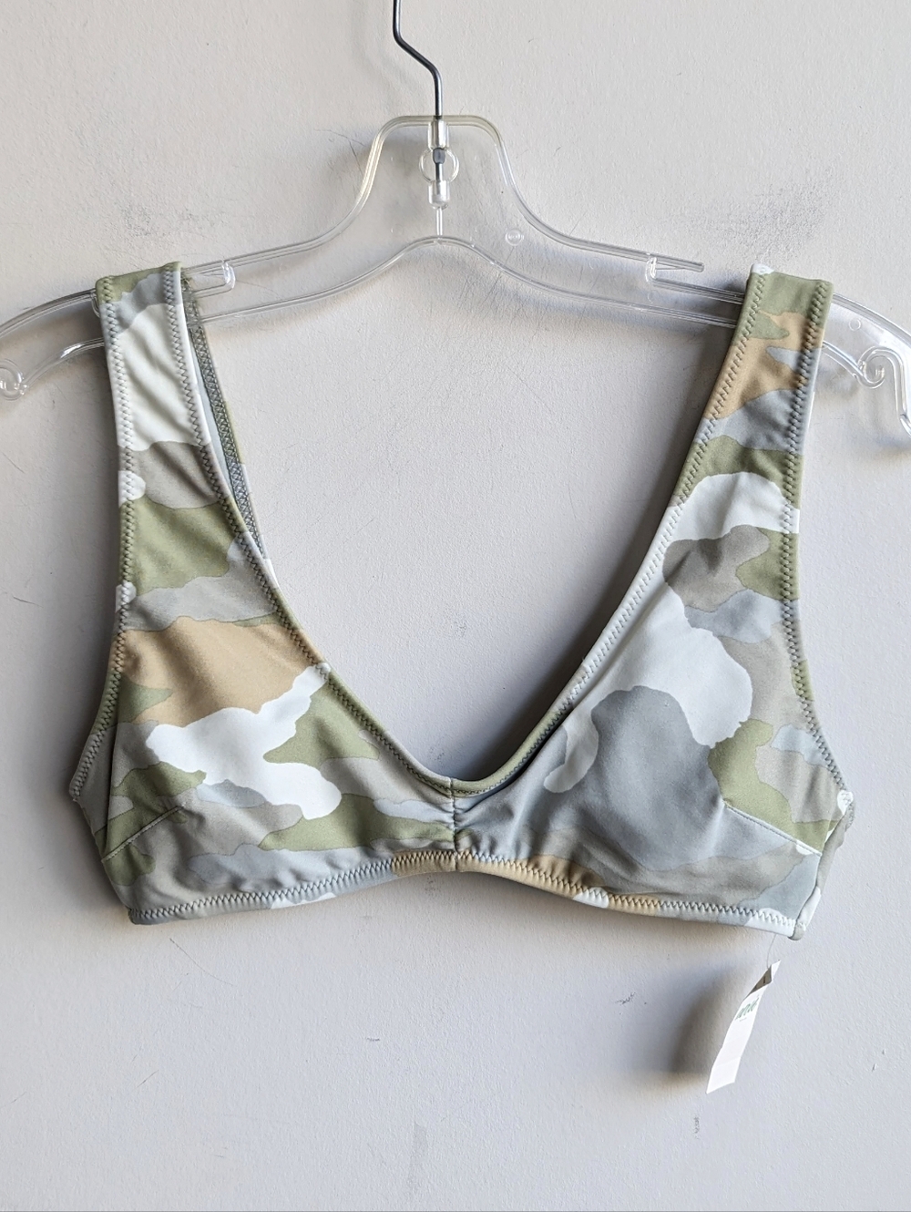 NWT aerie camo bikini top